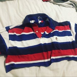 Vintage Tommy Hilfiger crop top polo